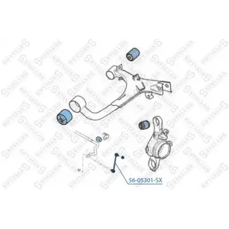 Тяга стабилизатора заднего Land Rover Range Rover all 02> STELLOX 56-05301-SX