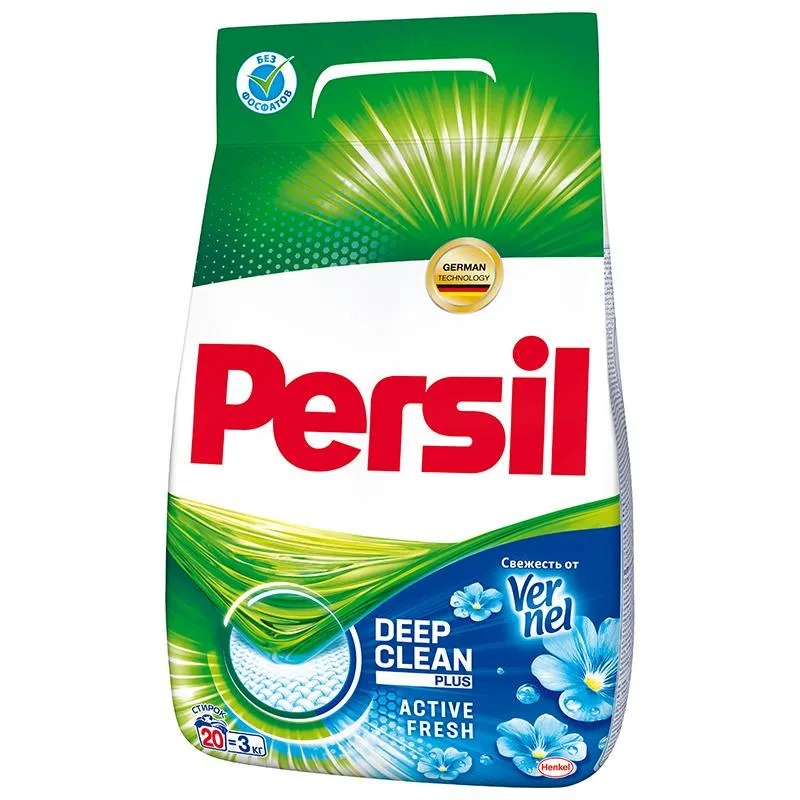 Порошок стиральный PERSIL DEEPClean Тechnologyа360 д/бел белья3 кг 739666