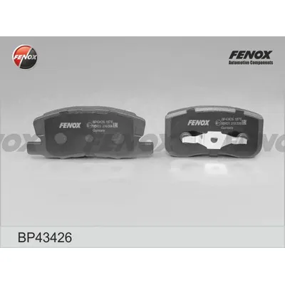 Колодки тормозные дисковые MITSUBISHI COLT, 1.1-1.5, 04- ПЕРЕДНИЕ FENOX BP43426