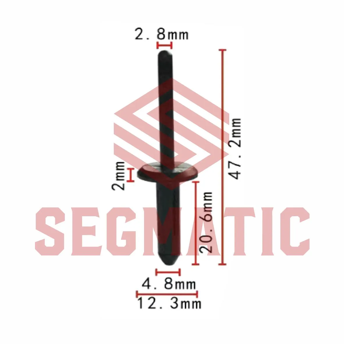 Клипса пластмассовая GENERAL MOTORS SEGMATIC SG70203200