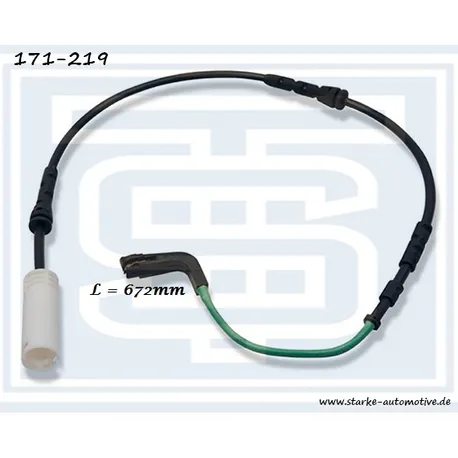 Датчик тормозной передний BMW E90-E93 M3 L 03.2007-- L 672mm STARKE 171219
