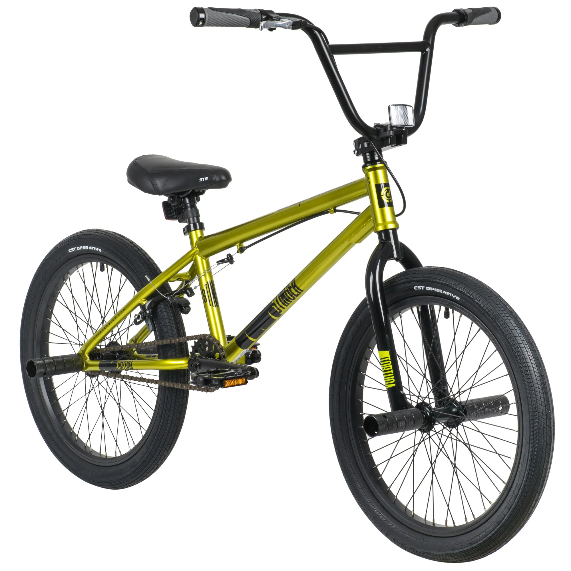Велосипед 20 BMX STINGER Tortuga (2020) количество скоростей 1 рама сталь 10 зеленый