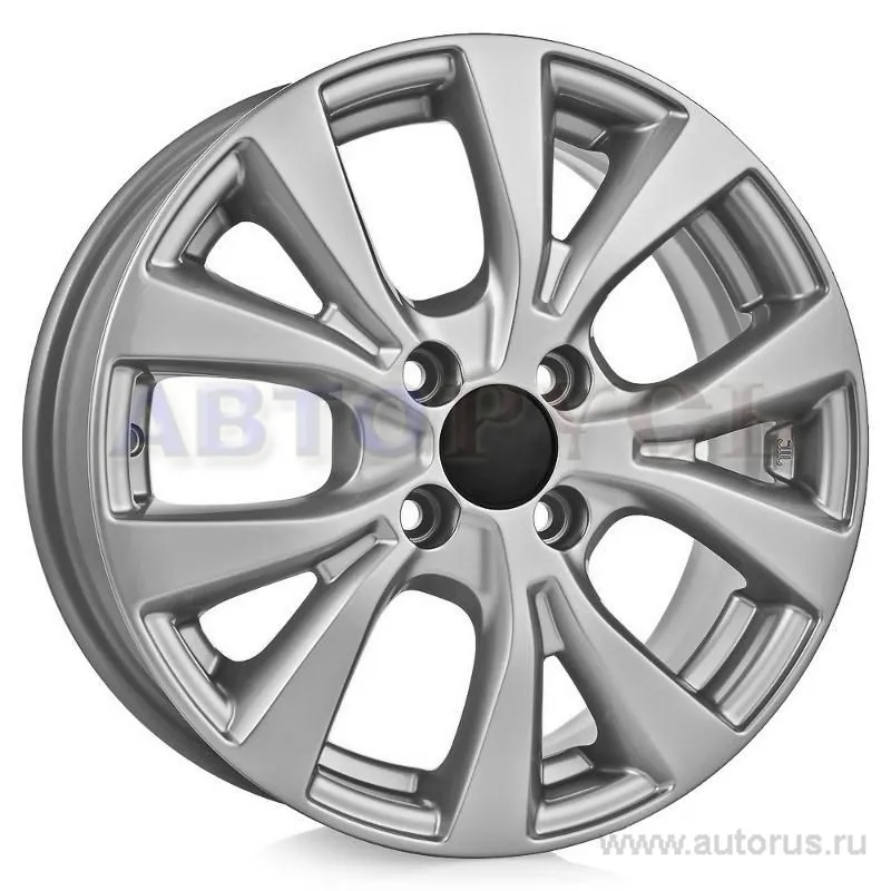 Диск литой R15 6J 4x100/54.1 ET48 СКАД KL-262 сильвер 2580002