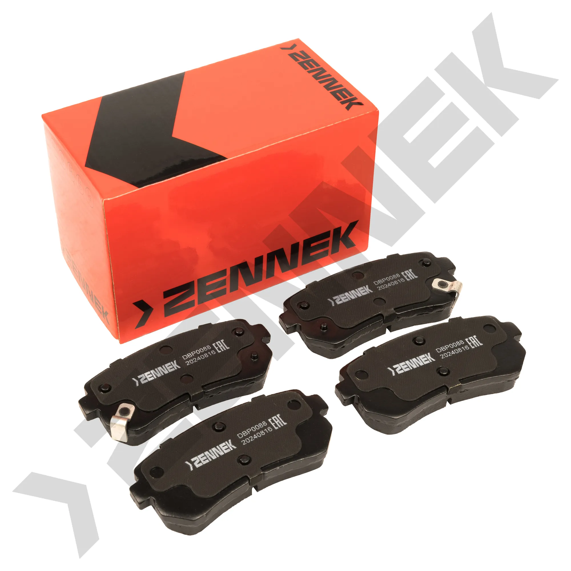 Колодки тормозные дисковые задние HYUNDAI ACCENT 00-06, KIA RIO 05-11 ZENNEK DBP0088