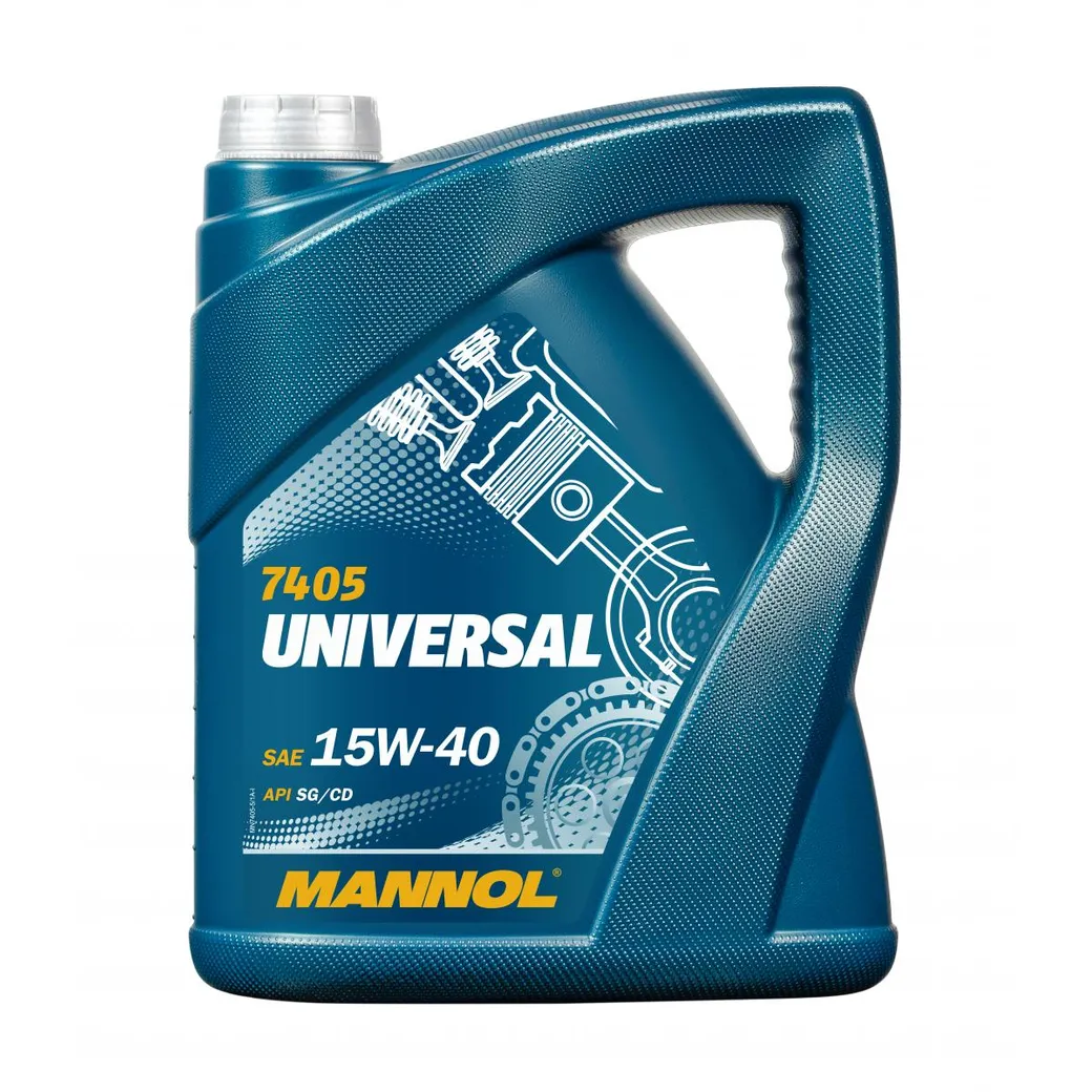 Масло моторное MANNOL Universal 15W-40 минеральное 5 л 1221