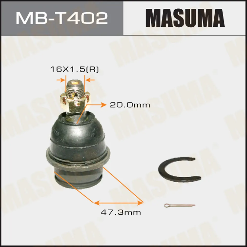 Опора шаровая TOYOTA 4RUNNER MASUMA MB-T402
