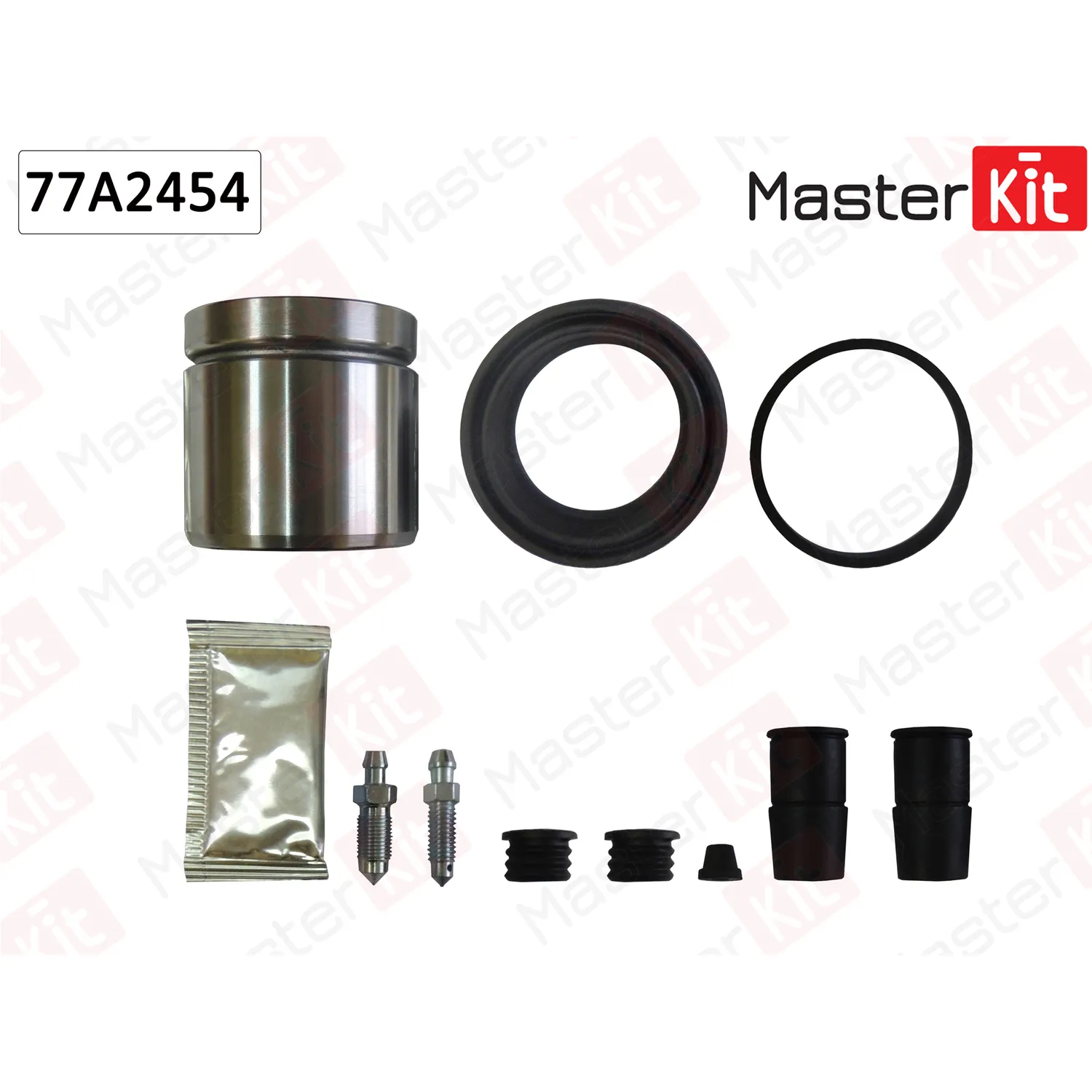 Ремкомплект тормозного суппорта + поршень Volvo S70 (874) 1996 - 2000, Saab 9000 1985 - 1998 MASTERKIT 77A2454