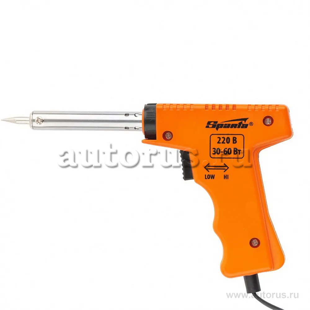 Паяльник-пистолет с регулировкой мощности 30-60 Вт, 220 В Sparta 913075 SPARTA 913075