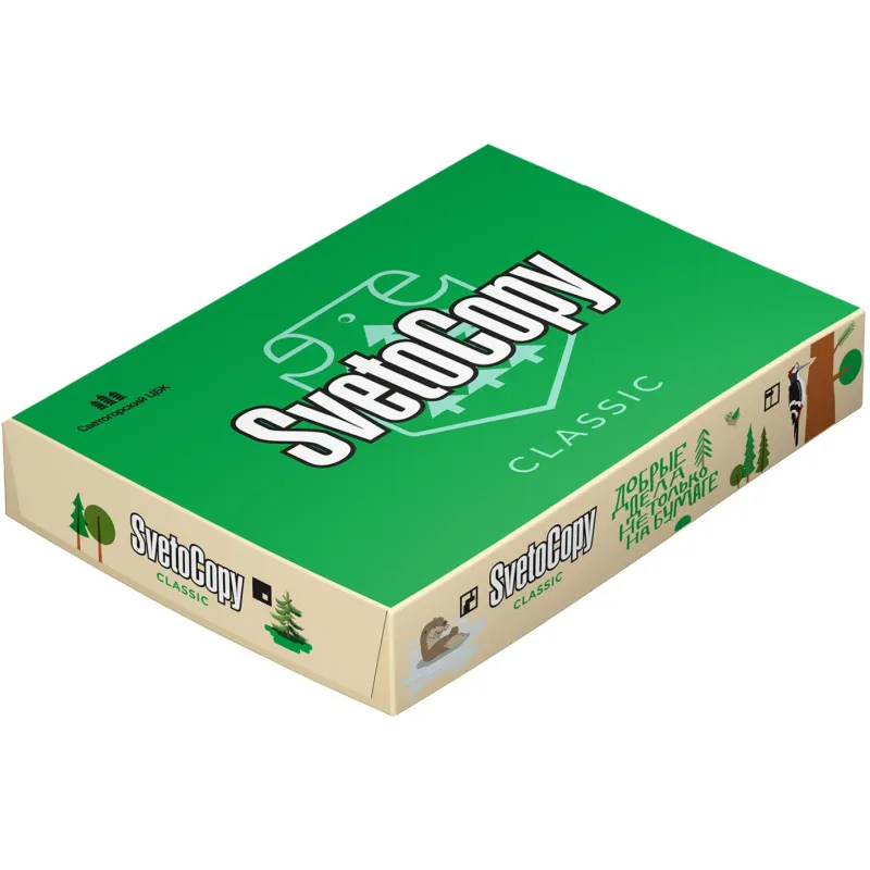 Бумага офисная SvetoCopy CLASSIC (А4, марка С, 80 г/кв.м, 500 л) SvetoCopy 13500
