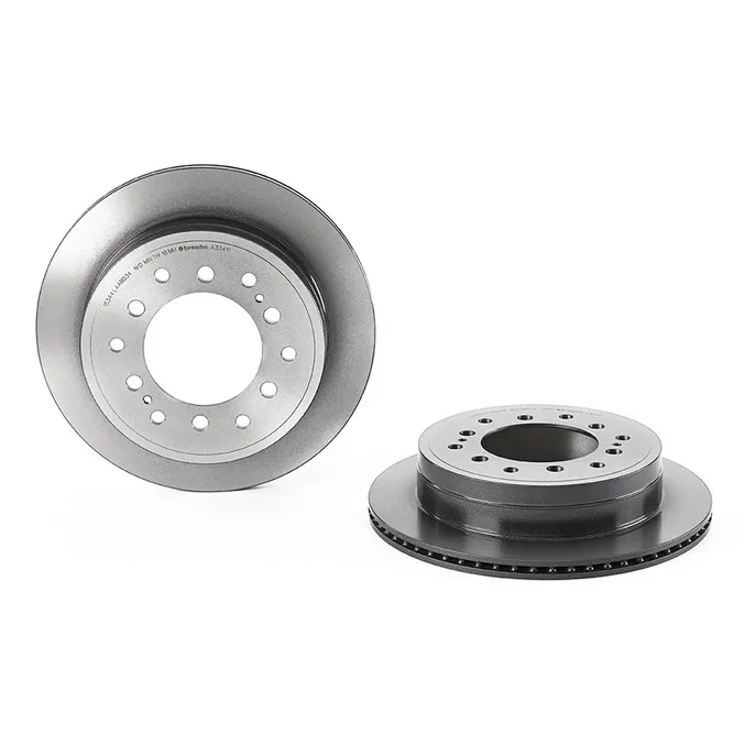 Диск тормозной TOYOTA LAND CRUISER 120 05> задний BREMBO 09.A334.11