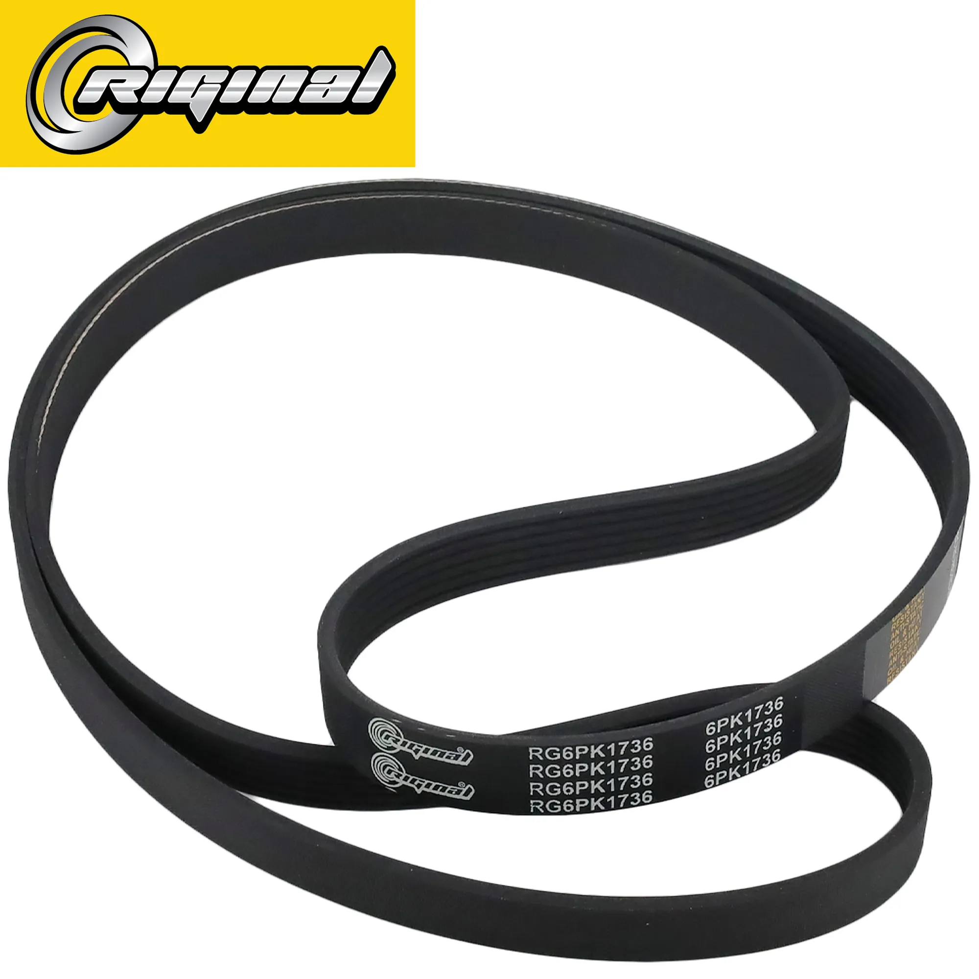 Ремень поликлиновой 6PK1736 Skoda Rapid 13-,Octavia 09-,Yeti,VW Polo Riginal RG6PK1736