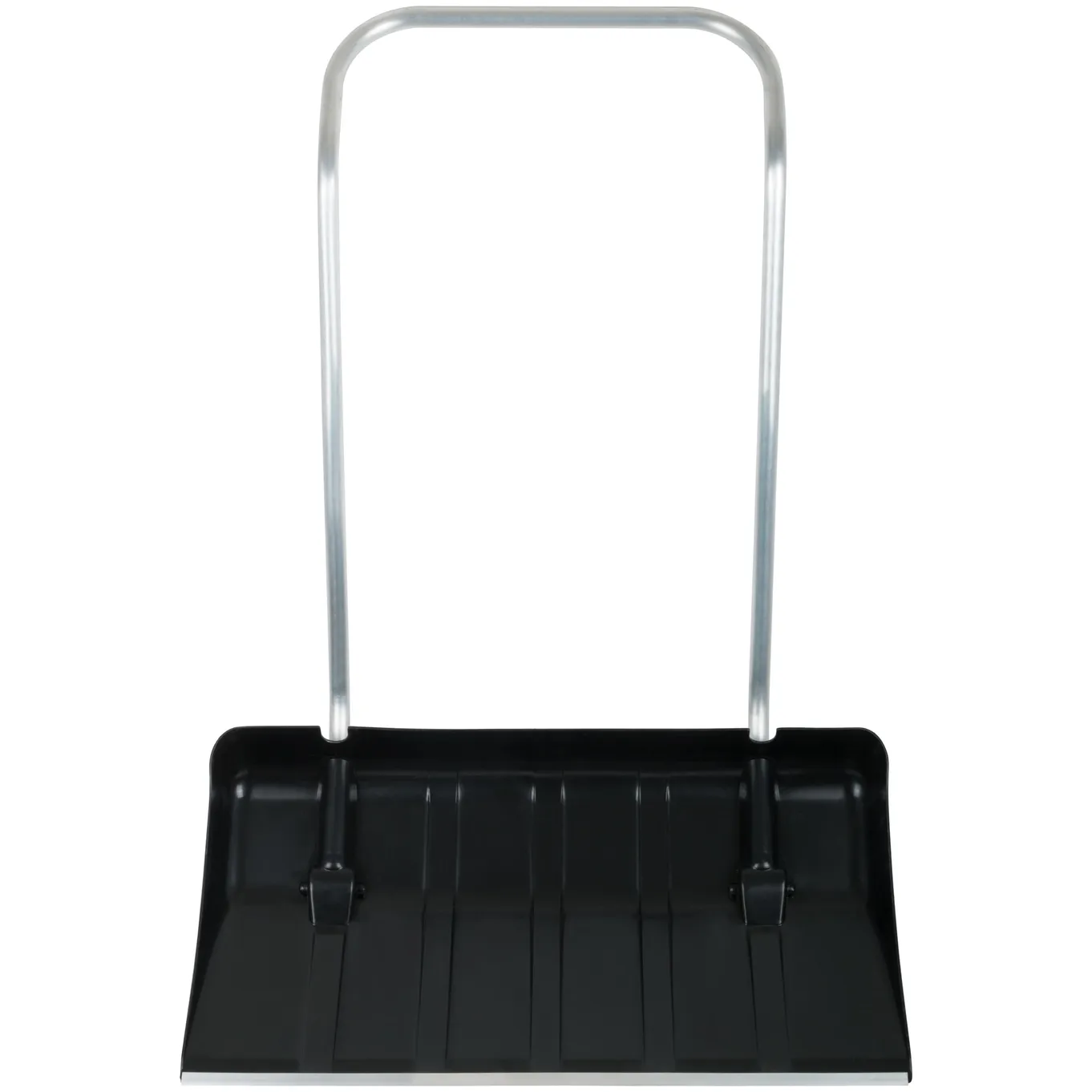 Скрепер для уборки снега на колесиках пластиковый, металлическая ручка, Профи 810x430х1220 мм Berchouse 68136