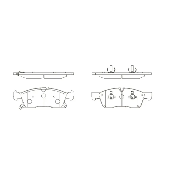 Колодки тормозные MERCEDES-BENZ GL 2012 ~ 2015 / ML 2011 ~ 2015 / GL CTR GK1329