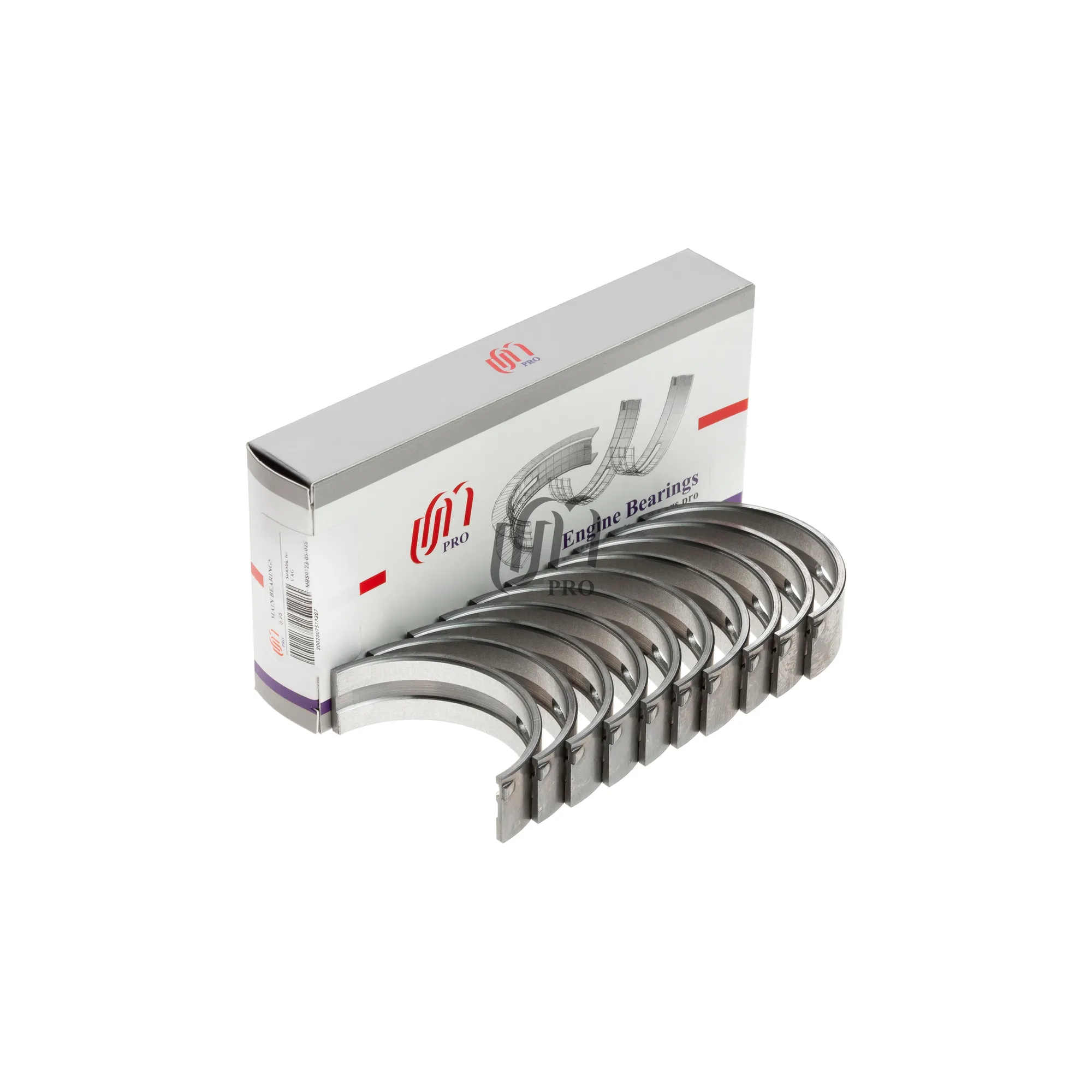 Вкладыши коренные AU VW 1.3-1.6 ABD, AEX UM UNITED MOTORS UMPRO MBS012305025