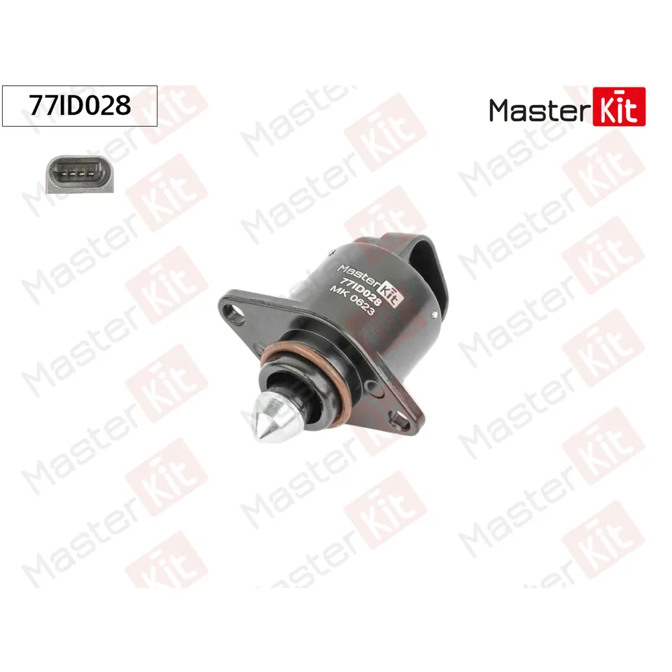 Регулятор холостого хода\ CHEVROLET AVEO, LANOS MASTERKIT 77ID028