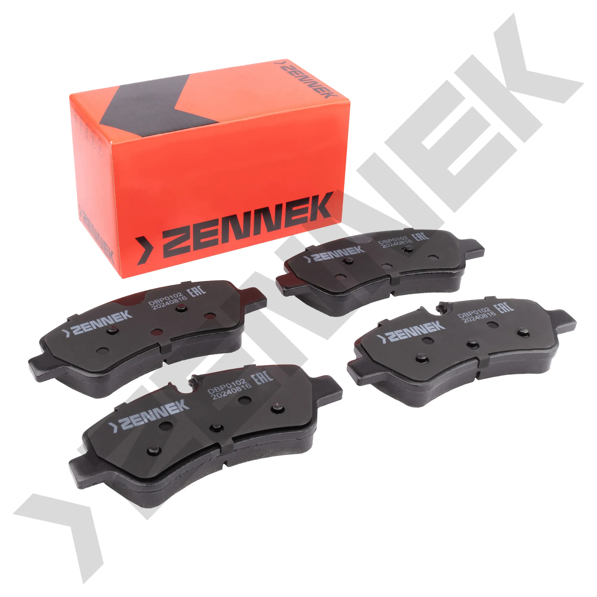 Колодки тормозные дисковые задние FORD TOURNEO 12-, FORD TRANSIT 12- ZENNEK DBP0102
