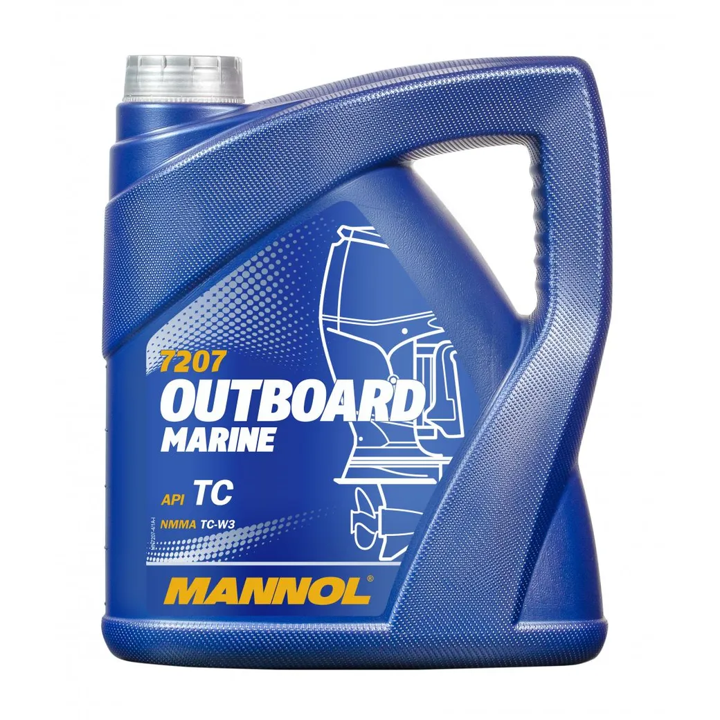 Масло моторное для водной техники MANNOL 4л полусинтетика Outboard Marine 2T