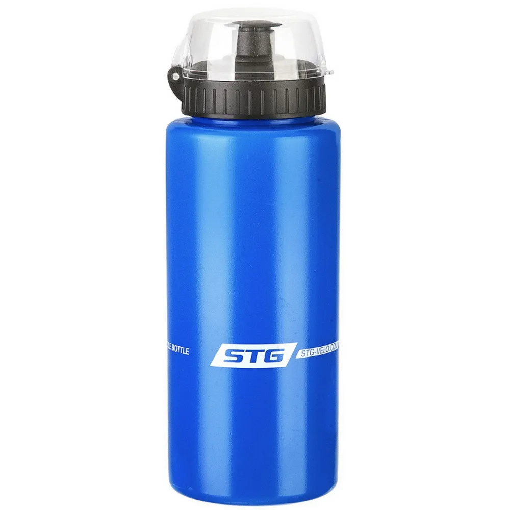Велофляга STG DC-BT-54 600 мл с защитной крышкой синяя/белая STG Х83107