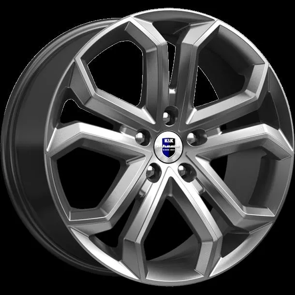 Диск литой R19 8.5J 5x112/66.6 ET48 КИК Пандора Дарк платинум 72363