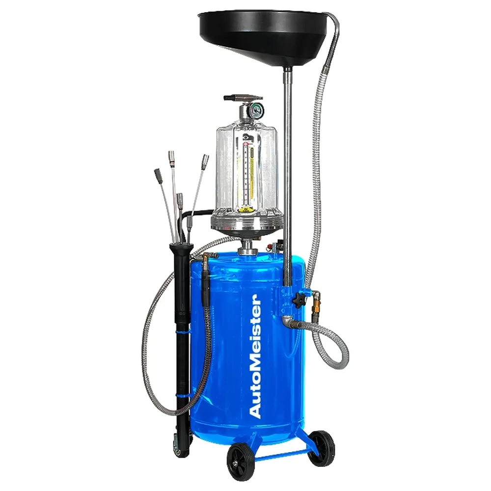 Установка для слива/откачки масла с колбой 70 л. AutoMeister 69880