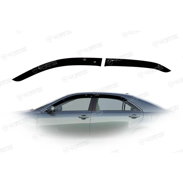 Дефлектора на окна Toyota Camry VI Sd 2006-2009, 2009EuroStandard деф.окон Cobra Tuning TE20706
