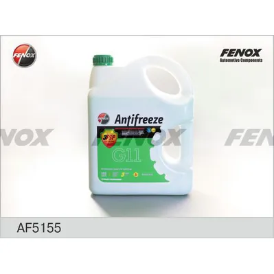 Антифриз FENOX BASF G11 готовый зеленый 4,2 л AF5155
