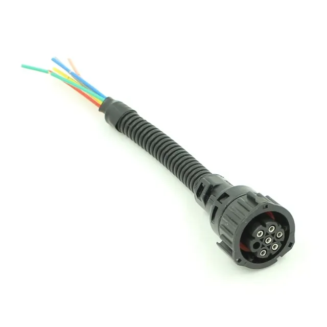 Разъем фонаря заднего байонет AMP 0.75mm (мама обратка 6 контакта с проводами) прямой ATD ATD79614
