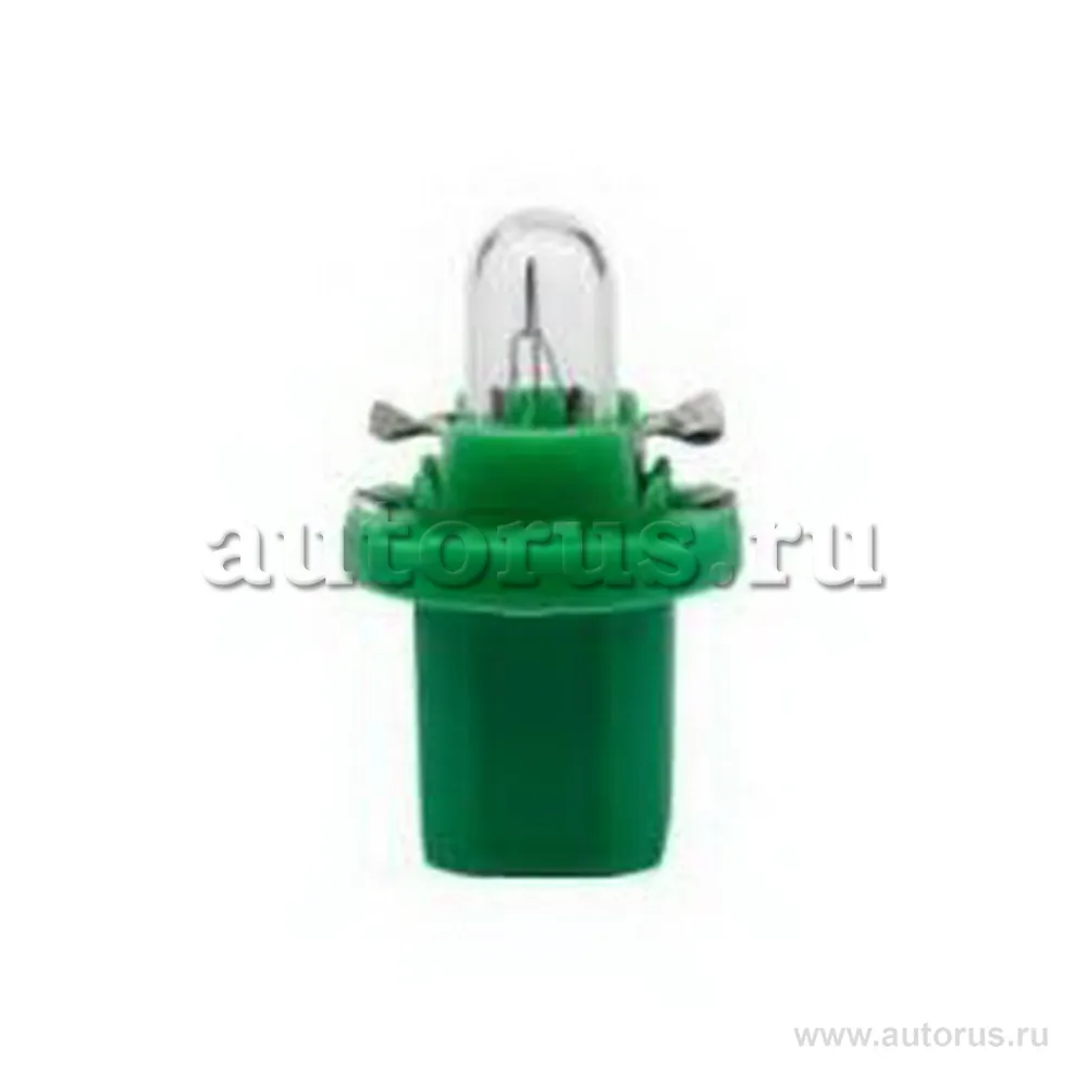 Лампа 12V Bax10d 2W NARVA Green 1 шт. картон 17057