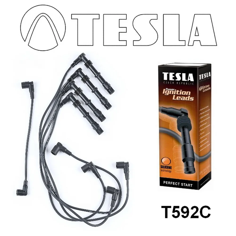 Провода зажигания Audi 100 1992-94, A6 1994-97 2.0 TESLA T592C