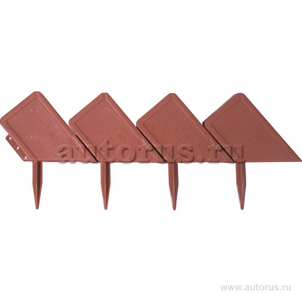 Бордюр Кирпич , 13x300 см, терракот / PALISAD Россия