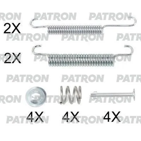 Комплект монтажный тормозных колодок барабанных KIA: CEED (ED) 06-, CEED (ED) 07- HYUND PATRON PSRK0225