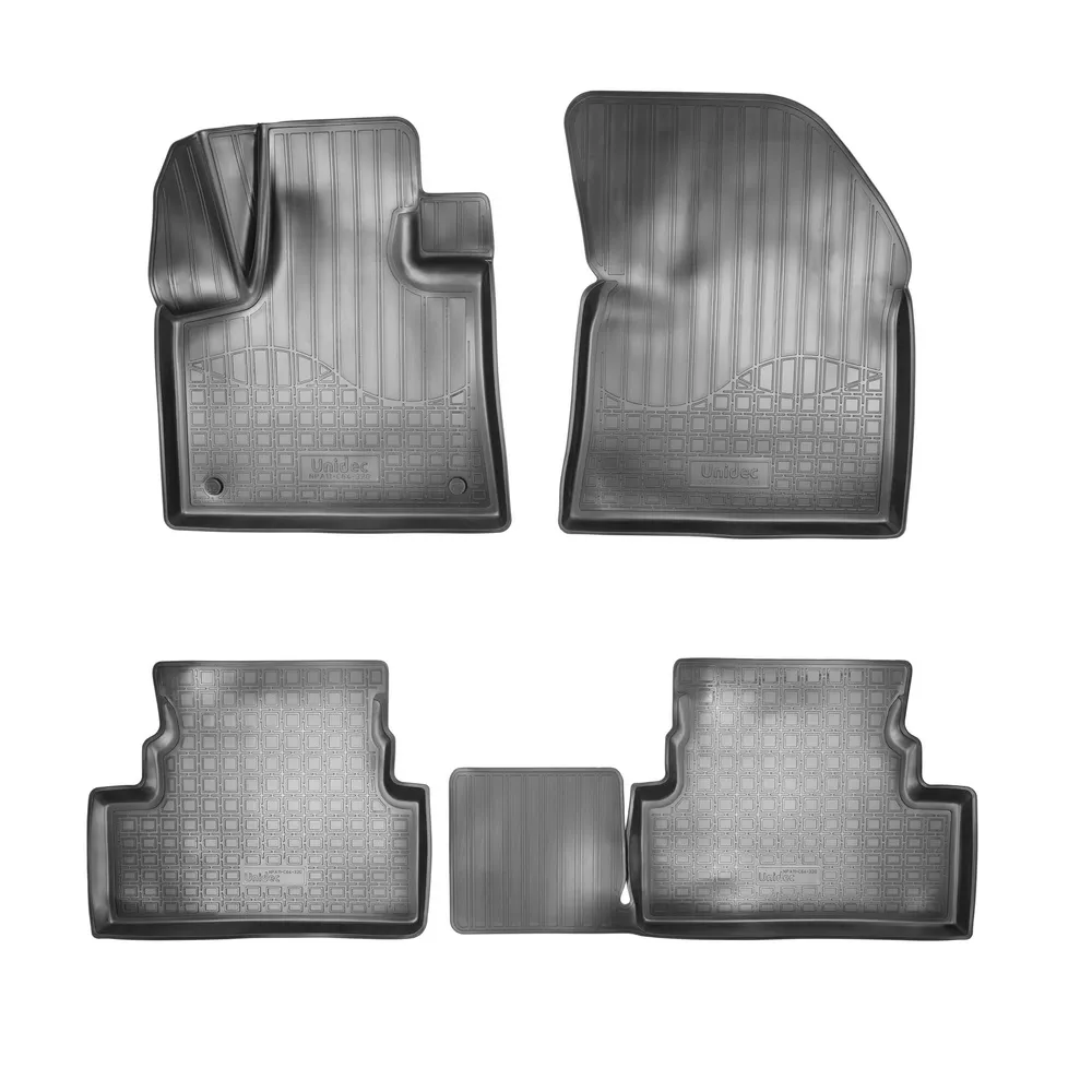 Коврики салонные для Peugeot 3008 3D (2017)\ Opel Grandland X 3D (2017) NORPLAST NPA11-C64-320
