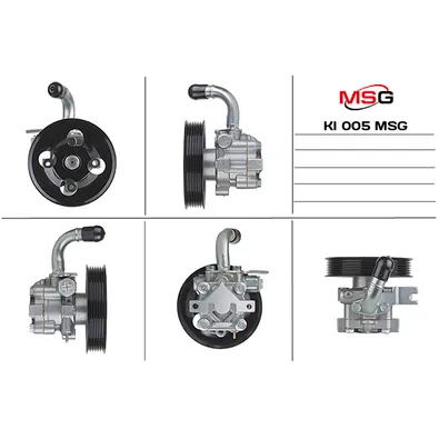 Насос гидроусилителя руля KIA Carens 2006-,KIA Magentis 2005-2010,KIA Optima 2005-2006,KIA Rondo 200 MSG KI005