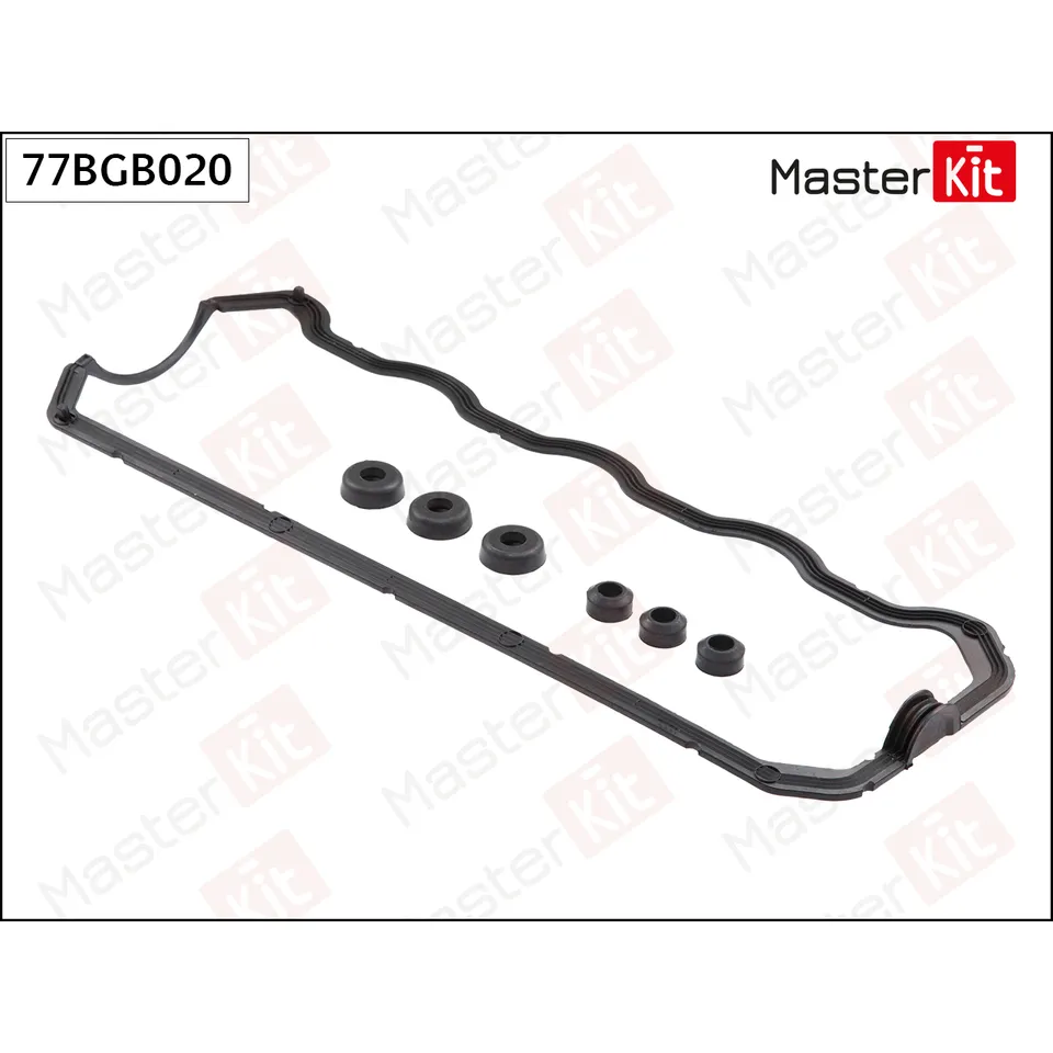 Прокладка клапанной крышки AUDI 1Z, AFF, AFN, AHU, AVG, AKU, AKW MASTERKIT 77BGB020