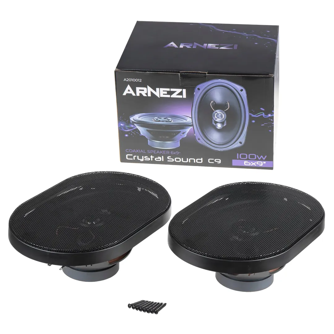 Колонки ARNEZI Sound Wave С9, 6х9 3-х полосные, 2шт / A2010012
