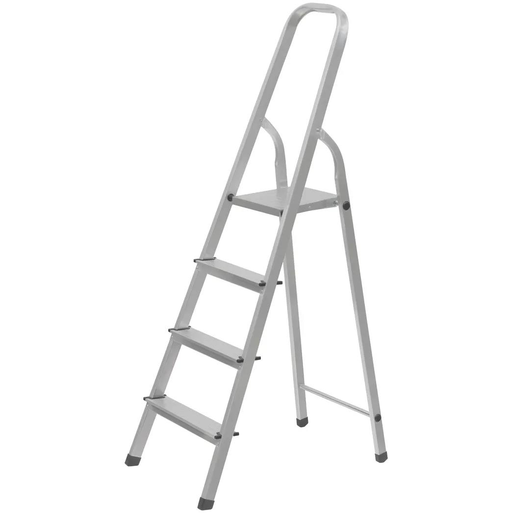 Лестница-стремянка алюминиевая, 4 ступени, вес 2,87 кг FIT 65342