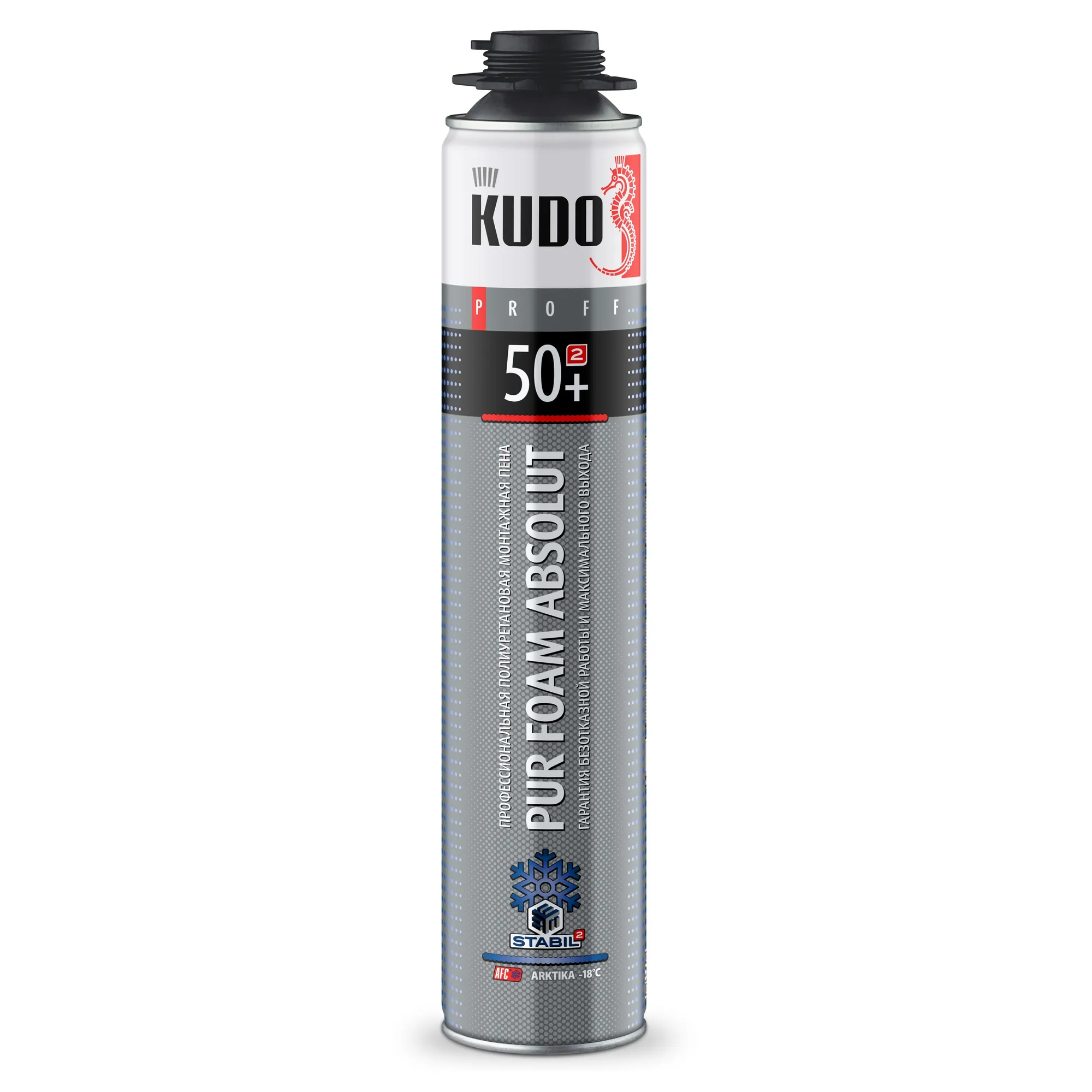 Пена монтажная профессиональная зимняя ABSOLUT PROFF 50+ ARKTIKA 1000 мл KUDO KUPP10W50
