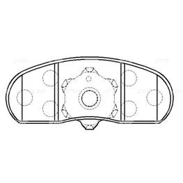 Тормозные колодки CTR CKF-62