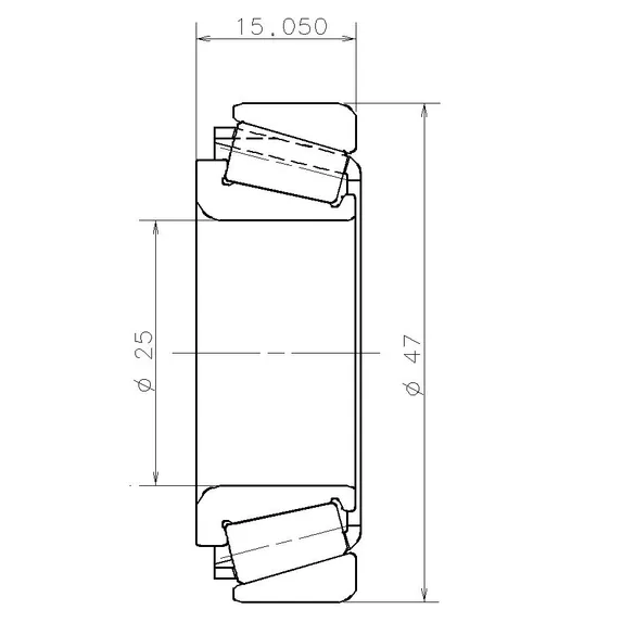 Подшипник кпп 25x47x15.1 renault