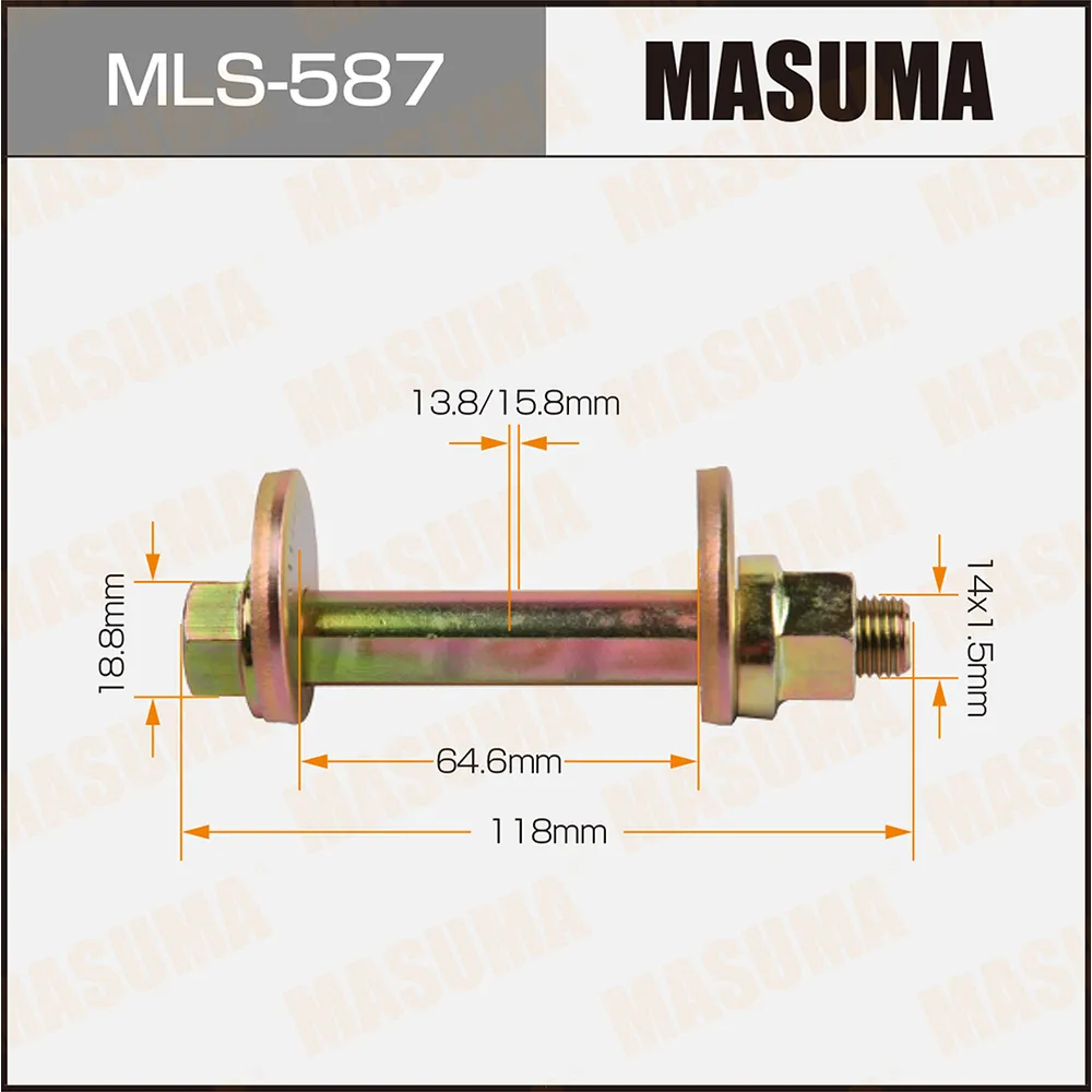 Болт эксцентрик Mitsubishi MASUMA MLS-587