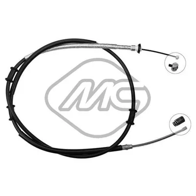 Трос ручника FIAT DOBLO MAXI VAN/FURGONE ALL SX-LH Metalcaucho 81392