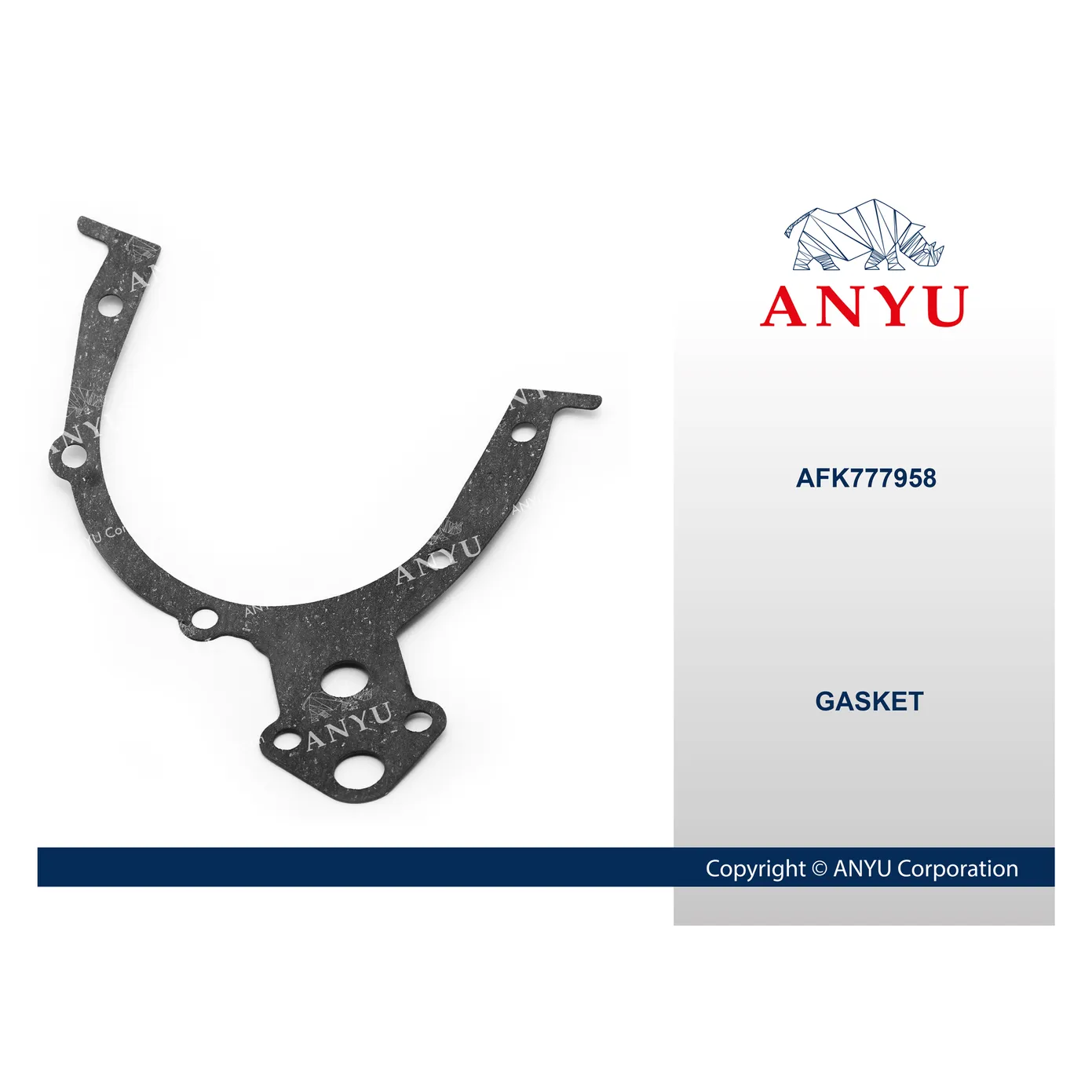 Прокладка ГБЦ Паронит для CHEVROLET (Aveo) DAEWOO (Nexia) ANYU AFK777958