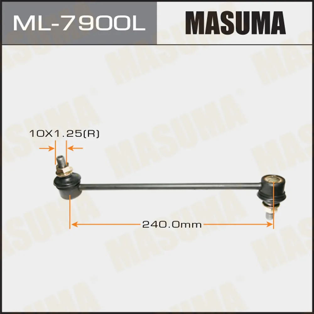 Тяга переднего стабилизатора L MITSUBISHI CHARIOT GRANDIS MASUMA ML-7900L