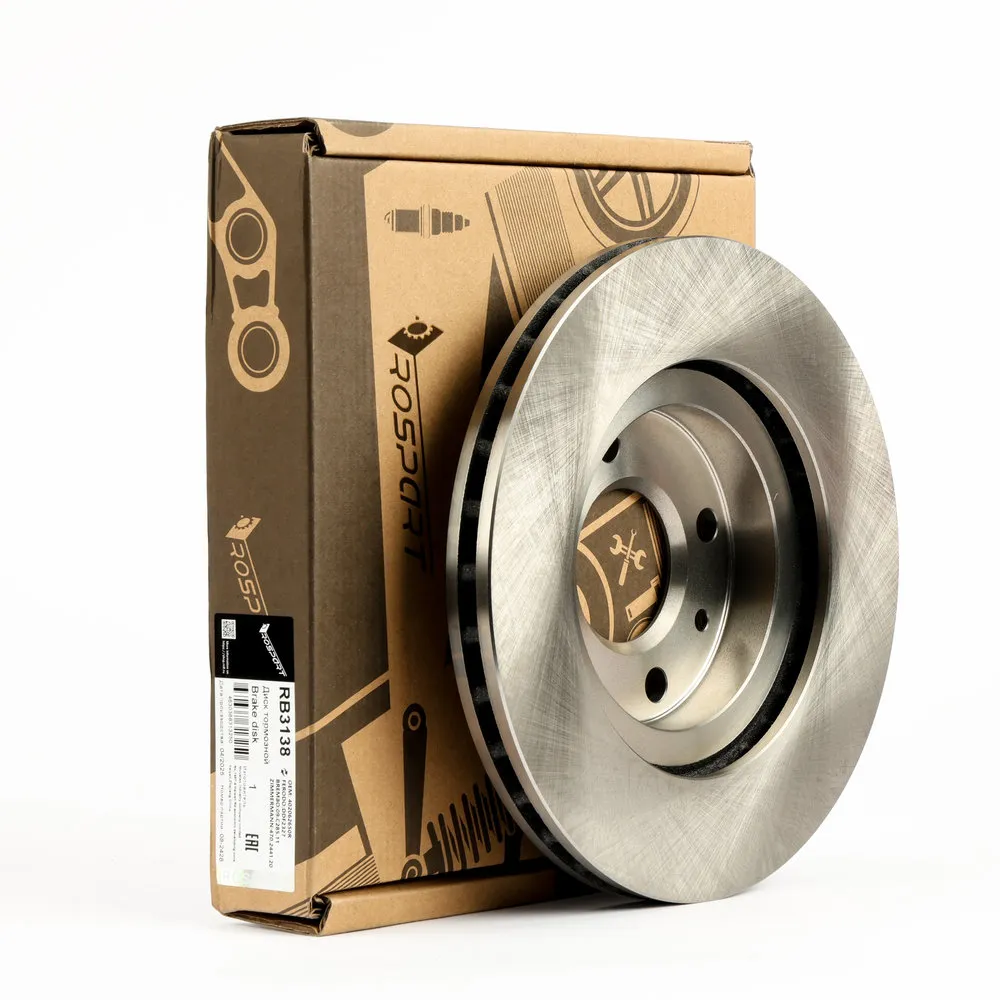 Диск тормозной передний RENAULT CLIO IV-V, LOGAN, SANDERO, SANDERO STEPWAY ROSPART RB3138
