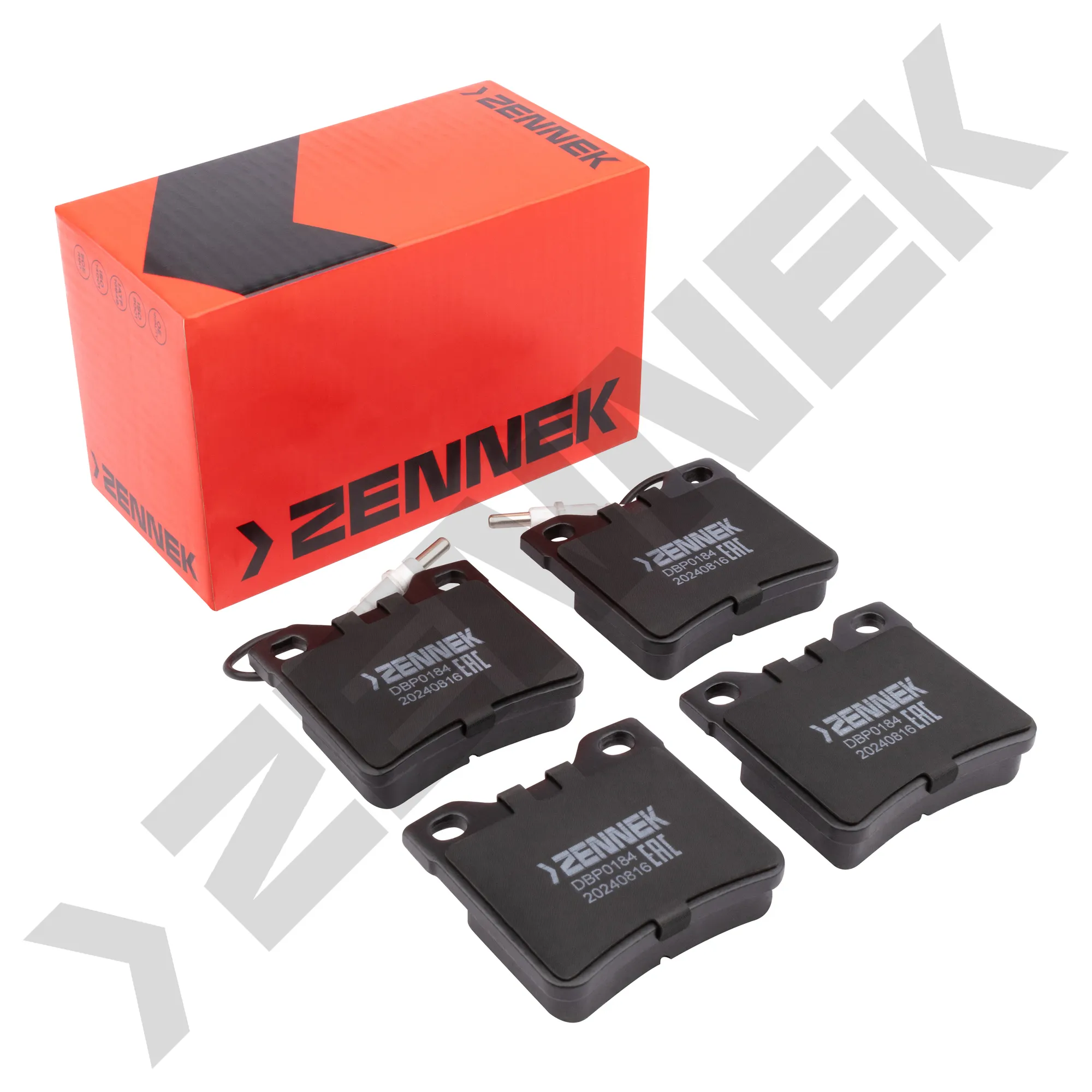 Колодки тормозные дисковые задние PEUGEOT 406 97-05, 605 89-99 ZENNEK DBP0184