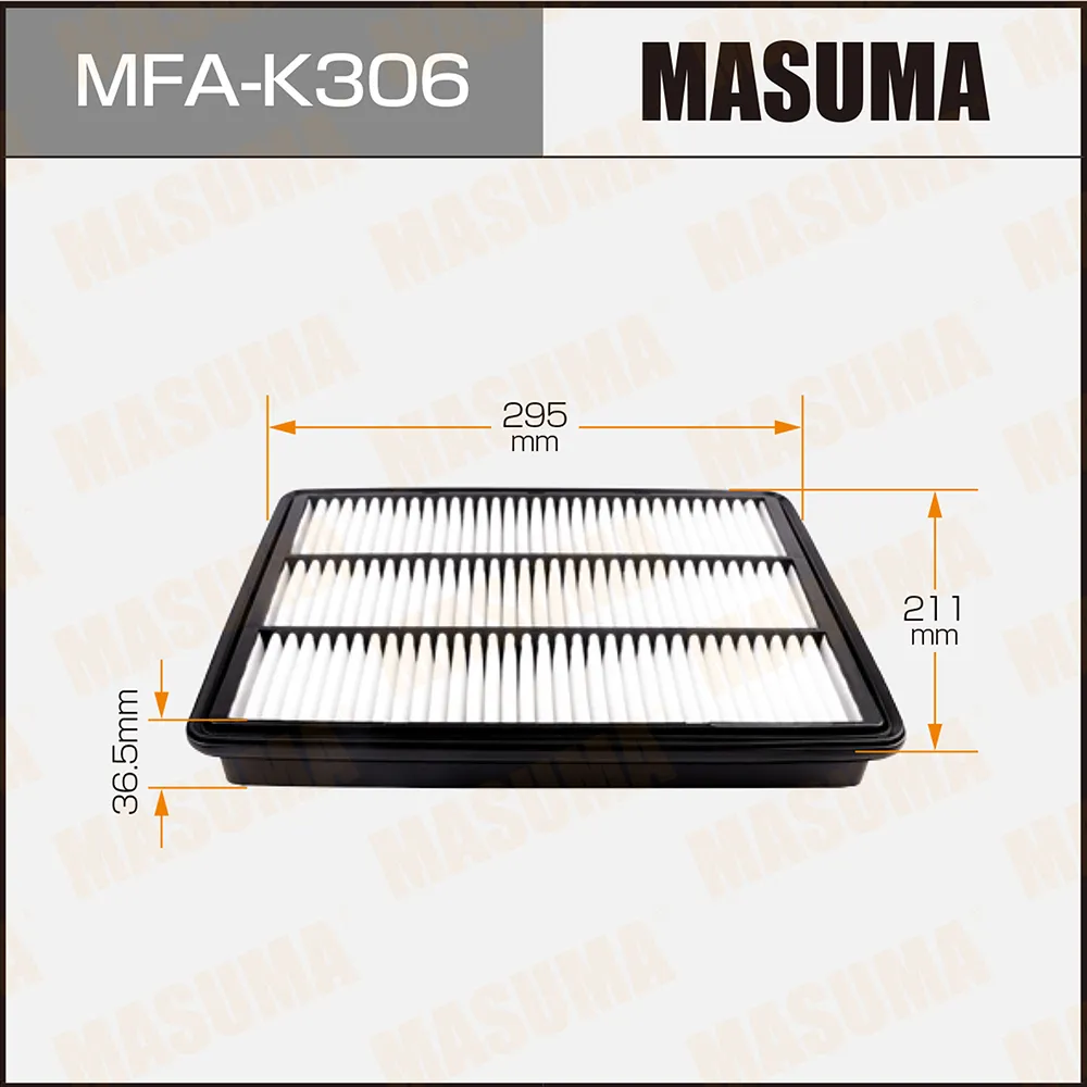 Фильтр воздушный kia borregomohave 08 MASUMA MFA-K306