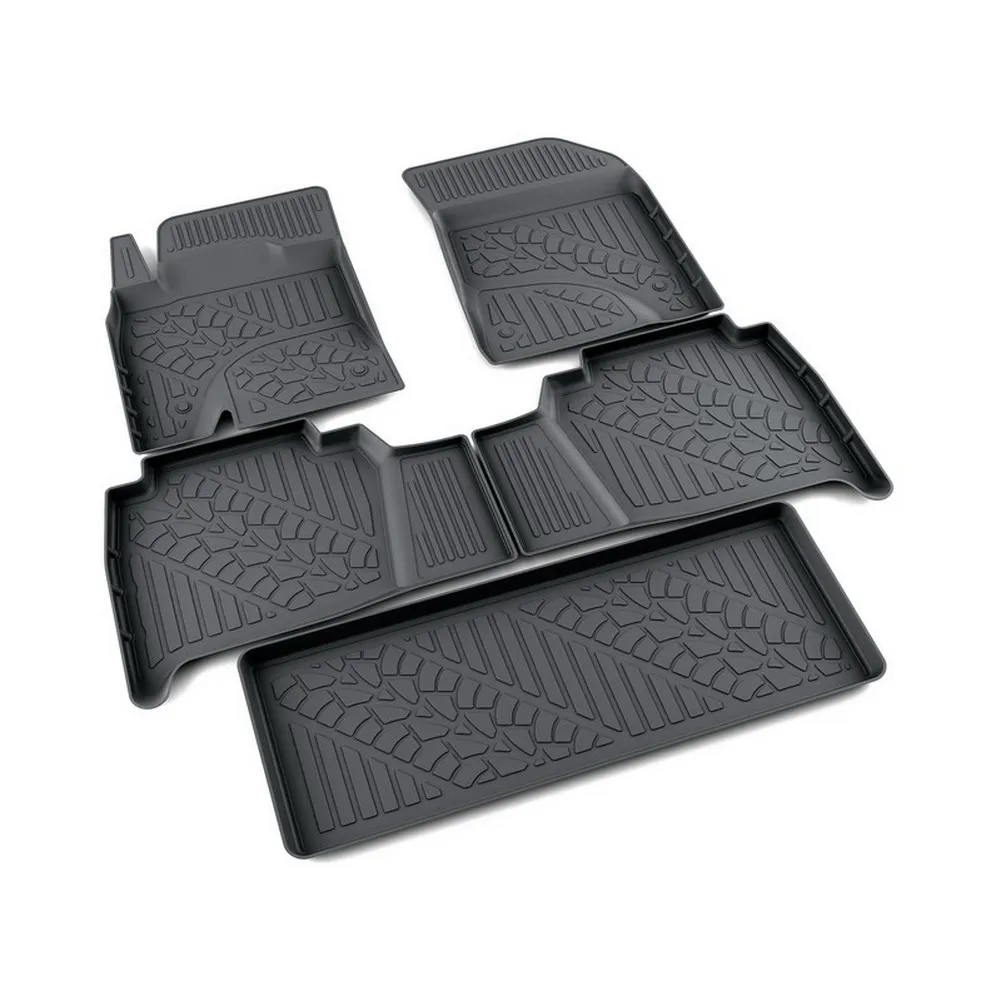 Коврики салона полиуретан черный Toyota Land Cruiser (J200) 2007- АГАТЭК A.003.150.PL