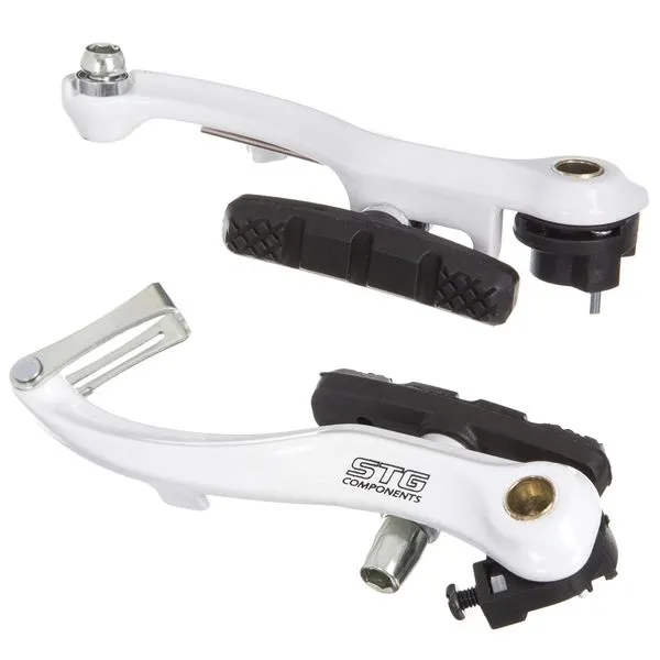 Тормоз STG v-brake 989D 115mm белые STG Х74031-5