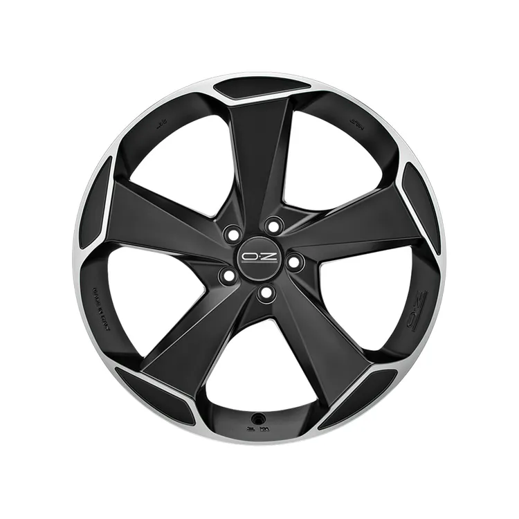 Диск литой R20 9J 5x108/63.4 ET35 OZ Aspen HLT Matt Black Diamond Cut W01A0200154