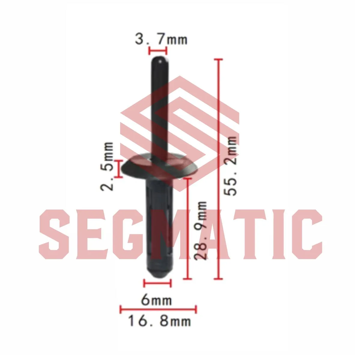 Клипса пластмассовая BMW SEGMATIC SG70203165